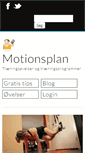 Mobile Screenshot of motionsplan.dk